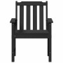 Silla de comedor de jardín. 2 pcs Negro 65.5 x 59 x 88cm HDPE en Sillas de jardín | Comprar online en Foro24