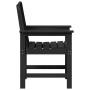 Silla de comedor de jardín. 2 pcs Negro 65.5 x 59 x 88cm HDPE en Sillas de jardín | Comprar online en Foro24