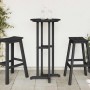 Mesa de Bar Negro 55 x 55 x 107 cm HDPE