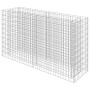 Arriate de gaviones de acero 180x50x100 cm