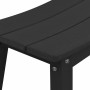 Taburete de bar 2 pcs Negro 52 x 43 x 73.5cm HDPE