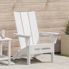 Silla Adirondack Plegable Blanco 74.5 x 80.5 x 90cm HDPE