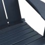 Silla Adirondack Plegable Azul Marino 74.5 x 80.5 x 90cm HDPE