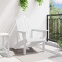 Silla Adirondack Blanco 74 x 82 x 92cm HDPE