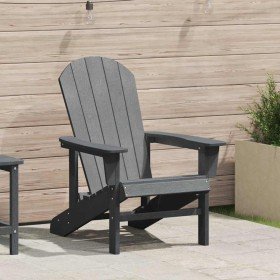 Silla Adirondack Gris Claro 74 x 82 x 92cm HDPE
