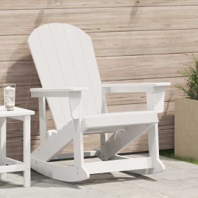 Silla mecedora Adirondack Blanco 73.5 x 92 x 90cm HDPE