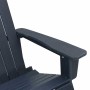 Silla mecedora Adirondack Azul Marino 73.5 x 92 x 90cm HDPE en Sillas de jardín | Comprar online en Foro24