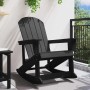 Silla mecedora Adirondack Negro 73.5 x 92 x 90cm HDPE