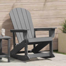 Silla mecedora Adirondack Gris Claro 73.5 x 92 x 90cm HDPE
