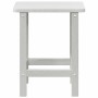 Mesa Lateral Adirondack Blanco 38 x 38 x 46 cm HDPE