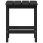 Mesa Lateral Adirondack Negro 38 x 38 x 46 cm HDPE