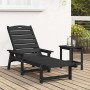 Tumbona Negro 73.5 x 92 x 90cm HDPE