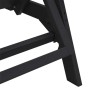 Tumbona Negro 73.5 x 92 x 90cm HDPE
