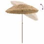 Parasol de playa Marrón Ø 160 x 196 cm Acero