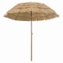 Parasol de playa Marrón Ø 206 x 209.5 cm Acero