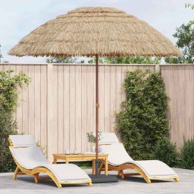 Parasol de playa Marrón Ø 265 x 267 cm Acero