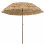 Parasol de playa Marrón Ø 265 x 267 cm Acero