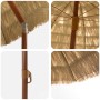 Parasol de playa Marrón Ø 265 x 267 cm Acero