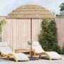 Parasol de playa Marrón Ø 206 x 209.5 cm Acero