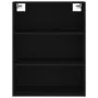 Aparador alto madera contrachapada negro 69,5x34x180 cm by vidaXL, Sideboards - Ref: Foro24-3189390, Price: 170,71 €, Discoun...