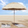 Parasol de playa Marrón Ø 265 x 267 cm Acero