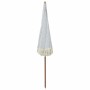 Sombrilla Gris y blanco Ø 205 x 209 cm Acero