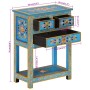 Solid mango wood turquoise sideboard 55x30x76 cm by vidaXL, Sideboards - Ref: Foro24-355011, Price: 196,85 €, Discount: %