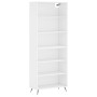 Weißes hohes Sideboard aus Holzwerkstoff, 69,5 x 32,5 x 180 cm von vidaXL, Sideboards - Ref: Foro24-3189541, Preis: 113,38 €,...