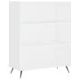 Weißes hohes Sideboard aus Holzwerkstoff, 69,5 x 32,5 x 180 cm von vidaXL, Sideboards - Ref: Foro24-3189541, Preis: 107,67 €,...