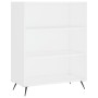 Weißes hohes Sideboard aus Holzwerkstoff, 69,5 x 32,5 x 180 cm von vidaXL, Sideboards - Ref: Foro24-3189541, Preis: 113,38 €,...