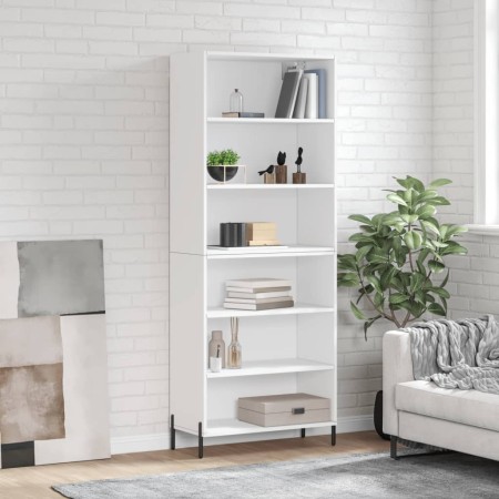 White engineered wood tall sideboard 69.5x32.5x180 cm by vidaXL, Sideboards - Ref: Foro24-3189581, Price: 120,15 €, Discount: %