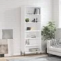 Aparador alto madera de ingeniería blanco 69,5x32,5x180 cm de vidaXL, Aparadores - Ref: Foro24-3189581, Precio: 113,46 €, Des...