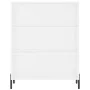 Aparador alto madera de ingeniería blanco 69,5x32,5x180 cm de vidaXL, Aparadores - Ref: Foro24-3189581, Precio: 113,46 €, Des...