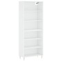 White engineered wood tall sideboard 69.5x32.5x180 cm by vidaXL, Sideboards - Ref: Foro24-3189557, Price: 121,05 €, Discount: %