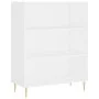 Weißes hohes Sideboard aus Holzwerkstoff, 69,5 x 32,5 x 180 cm von vidaXL, Sideboards - Ref: Foro24-3189557, Preis: 116,14 €,...