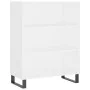 White engineered wood tall sideboard 69.5x32.5x180 cm by vidaXL, Sideboards - Ref: Foro24-3189597, Price: 114,71 €, Discount: %