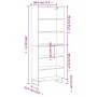 White engineered wood tall sideboard 69.5x32.5x180 cm by vidaXL, Sideboards - Ref: Foro24-3189597, Price: 114,71 €, Discount: %