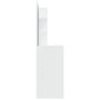 Tocador con espejo blanco brillante 74,5x40x141 cm de vidaXL, Tocadores para dormitorios - Ref: Foro24-802810, Precio: 85,38 ...