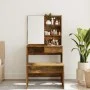 Dressing table with smoked oak mirror 74.5x40x141 cm by vidaXL, Bedroom Dressers - Ref: Foro24-820490, Price: 71,21 €, Discou...