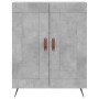 Hohes Sideboard aus betongrauem Sperrholz, 69,5 x 34 x 180 cm von vidaXL, Sideboards - Ref: Foro24-3189929, Preis: 125,44 €, ...