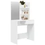 Tocador con espejo blanco 74,5x40x141 cm de vidaXL, Tocadores para dormitorios - Ref: Foro24-802804, Precio: 82,34 €, Descuen...