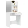 Tocador con espejo blanco 74,5x40x141 cm de vidaXL, Tocadores para dormitorios - Ref: Foro24-802804, Precio: 82,34 €, Descuen...