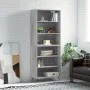 Aparador alto madera de ingeniería gris Sonoma 69,5x32,5x180 cm by vidaXL, Sideboards - Ref: Foro24-3189547, Price: 109,47 €,...