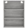 Aparador alto madera de ingeniería gris Sonoma 69,5x32,5x180 cm von vidaXL, Sideboards - Ref: Foro24-3189547, Preis: 115,59 €...