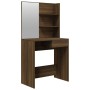 Schminktisch mit eichenbraunem Spiegel 74,5x40x141 cm von vidaXL, Schlafzimmerkommoden - Ref: Foro24-820492, Preis: 72,82 €, ...