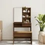 Dressing table with oak brown mirror 74.5x40x141 cm by vidaXL, Bedroom Dressers - Ref: Foro24-820492, Price: 72,81 €, Discoun...