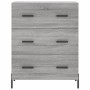 Tall gray Sonoma plywood sideboard 69.5x34x180 cm by vidaXL, Sideboards - Ref: Foro24-3189395, Price: 173,57 €, Discount: %