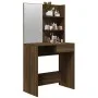 Dressing table with oak brown mirror 74.5x40x141 cm by vidaXL, Bedroom Dressers - Ref: Foro24-820492, Price: 72,81 €, Discoun...