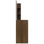 Dressing table with oak brown mirror 74.5x40x141 cm by vidaXL, Bedroom Dressers - Ref: Foro24-820492, Price: 72,82 €, Discoun...