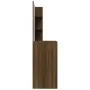 Dressing table with oak brown mirror 74.5x40x141 cm by vidaXL, Bedroom Dressers - Ref: Foro24-820492, Price: 72,81 €, Discoun...
